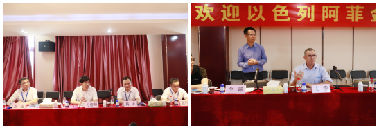 以色列阿菲金農(nóng)業(yè)公司參觀(guān)考察花花牛瑞亞牧場(chǎng)